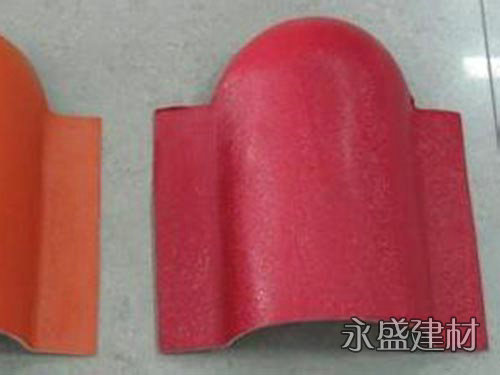 固尔美树脂瓦-树脂瓦斜脊瓦末端